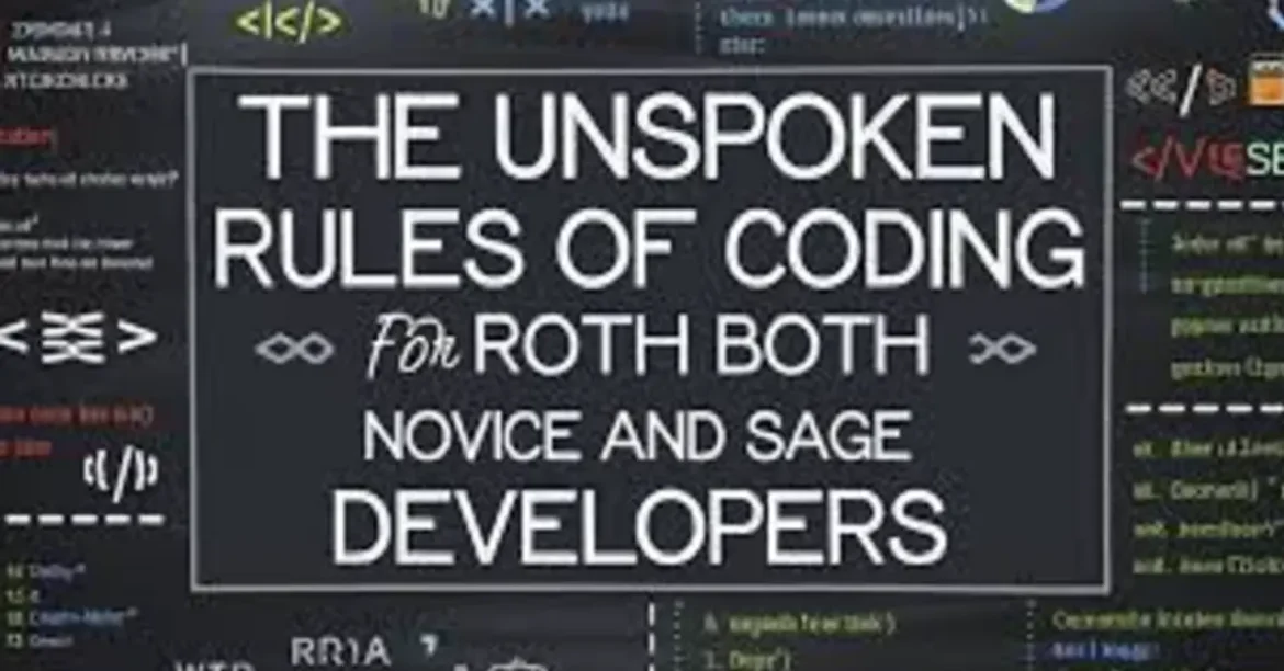 The unspoken rules of coding for both novice and sage developers: 7 Key Practices for Success